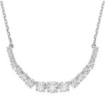 Kette mit Anh&auml;nger SWAROVSKI "Schmuck Geschenk Matrix Halskette", silber