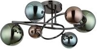 GLOBO LIGHTING LED Deckenleuchte "RIHA", grau (grau matt), 1 Stk., Leuchten,