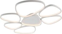 JUST LIGHT Deckenleuchte "PEBBLES", wei&szlig;, 1, &Oslash; 0cm H: 6,5cm, 1 Stk., Leuchten, LED,