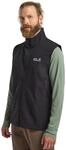 Funktionsweste JACK WOLFSKIN "PRELIGHT STRIDE VEST M", Herren, Gr. S (48), schwarz,