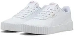 Sneaker PUMA "Carina 3.0 Sneakers Damen", Damen, Gr. 37, wei&szlig; (wei&szlig; gold),