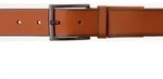 Lederg&uuml;rtel EUREX BY BRAX "Style HERRENG&Uuml;RTEL", Herren, Gr. 85, braun (cognac),