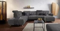 Home affaire Wohnlandschaft "Manhattan U-Form" 2 Sitze mit elektrischer