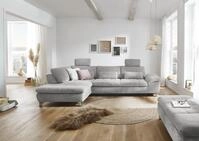 Die PlanBar Ecksofa "Ottomane MP-IN14007 L-Form, Breite 306 cm" wahlweise mit
