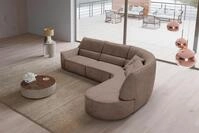 Egoitaliano Ecksofa "Puffy, extravagant & edel, Retro Designsofa, hoher...