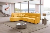 Egoitaliano Ecksofa "Puffy, extravagant & edel, Retro Designsofa, hoher...
