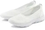 Sneaker Ballerinas LASCANA "Halbschuh, Slip-On-Sneaker", Damen, Gr. 36, wei&szlig;