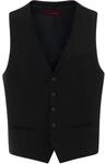 Anzugweste THOMAS GOODWIN "Anzugweste", Herren, Gr. 46, schwarz, 80% Polyester, 20%
