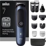 Braun Haarschneider "Braun All-in-One Series 7, 11-in-1 Groomingset" 120 Min Akku,