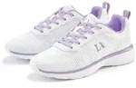 Sneaker LASCANA "Turnschuhe", Damen, Gr. 42, lila (wei&szlig;, lila), Obermaterial: 60%