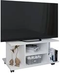 VCM Wohnzimmertisch "Holz TV Lowboard Fernsehregal Rollen Findalo" 1 Stk. tlg.