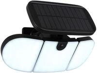 GLOBO LIGHTING LED Solarleuchte "SOLARLEUCHTE KUNSTSTOFF SCHWARZ MATT, 1XLED"