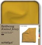 Schlafgut "Premium Bettbezug Knitted Jersey (1 St)" Ton-in-Ton Rei&szlig;verschluss,