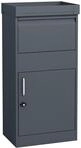 WESTMANN Briefkasten "Stahl-Paketbox Piet" Anthrazit, 50x37x105 cm