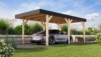 Karibu Einzelcarport "aus kesseldruckimpr&auml;gniertem Massivholz" Holz teilmassiv 288
