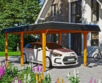 Skanholz Einzelcarport "Wendland" Leimholz 291 cm hellbraun