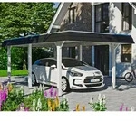 Skanholz Einzelcarport "Wendland" Leimholz 291 cm wei&szlig;