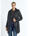 Langjacke MAZE "Culima", Damen, Gr. M, schwarz, Obermaterial: 100% Lammleder....