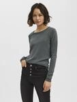 Rundhalspullover VERO MODA "VMCARE STRUCTURE LS O-NECK BLOU NOOS", Damen, Gr. XS,