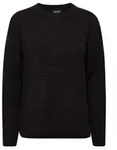 Strickfleece-Pullover OXMO "Strickpullover OXMilla", Damen, Gr. L, schwarz,