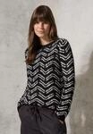 Strickpullover CECIL, Damen, Gr. L (42), schwarz, Stoff, 68% Polyester, 32%