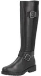 Stiefel REMONTE "Remonte Stiefel Glattleder", Damen, Gr. 38, schwarz, Glattleder,