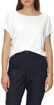 T-Shirt S.OLIVER, Damen, Gr. 34, wei&szlig;, Jersey, Obermaterial: 95% Viskose, 5%