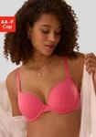 Schalen-BH LASCANA "Ela - perfect basic", Damen, Gr. 80, Cup A, pink, Microtouch,
