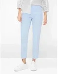 3/4-Hose BRAX "Style MARON S", Damen, Gr. 34, Normalgr&ouml;&szlig;en, blau (hellblau), Web,