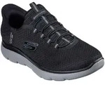 Wanderschuh SKECHERS "Summits", Kinder, Gr. 39, schwarz, Obermaterial: 50%...