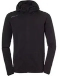 Trainingsjacke UHLSPORT "Kapuzenjacke ESSENTIAL HOOD", Herren, Gr. L, schwarz,