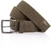 Flechtg&uuml;rtel TOM TAILOR "TTJAMIE", Herren, Gr. 80, gr&uuml;n (olive), Materialmix,