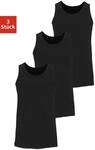 Tanktop H.I.S "Unterziehshirt, Unterhemd f&uuml;r Herren", Herren, Gr. 4/S, schwarz,