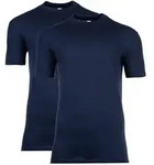 T-Shirt HOM "T-Shirt 2er Pack", Herren, Gr. S, blau, Obermaterial: 100%...