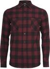Kurzarmshirt URBAN CLASSICS "Urban Classics Herren Checked Flanell Shirt",...