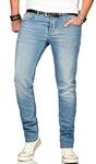 Alessandro Salvarini Stretch-Jeans "ASAngelo" Angenehme Passform durch...