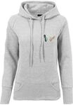 MisterTee Rundhalspullover "MisterTee Herren Damen Ladies Kicks Love EMB Hoody"...