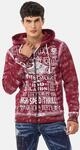Cipo & Baxx Sweatjacke "Jacken" 1 Stk. mit auff&auml;lligem Print, CL544