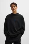 Sweatshirt HUGO "Nedro", Herren, Gr. L, schwarz (schwarz001), Sweatware,