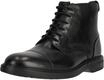 Stiefelette CLARKS "Aldwin Cap", Herren, Gr. 40, schwarz, Leder, Schuhe Stiefelette,