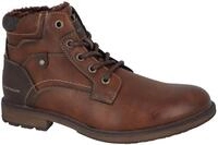Winterboots TOM TAILOR, Herren, Gr. 40, braun (cognac), Lederimitat, Textil, Schuhe