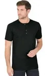 T-Shirt TRIGEMA "TRIGEMA T-Shirt mit Knopfleiste DELUXE Baumwolle", Herren, Gr. XXL,