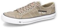 Slip-On Sneaker DOCKERS BY GERLI, Herren, Gr. 42, beige (sand), Textil, Veloursleder,