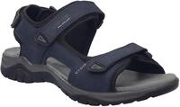 Trekkingsandale JOSEF SEIBEL "Arlo 02", Herren, Gr. 40, blau (indigo), Leder, Basic,