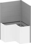 Biohort Sichtschutzelement f&uuml;r Hochbeet Belvedere L100 (L-Form), LxH: 102x91 cm