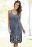 Beachtime by Lascana Strandkleid "mit Blumenprint am Saum, lockeres...