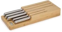 Joseph Joseph Messer-Set "Elevate Steel Knives Bamboo Store" rutschfest, Bambus,