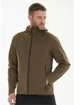 Laufjacke ENDURANCE "Komint", Herren, Gr. S, braun (dunkelbraun), 100% Polyester,