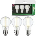 PAULMANN LED-Leuchtmittel "Eco-Line Filament 230V LED Birne E27 3er-Pack 1055lm 5W
