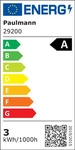 PAULMANN LED-Leuchtmittel "Efficient-Line Filament 230V LEDTropfen E14 3 St.525lm